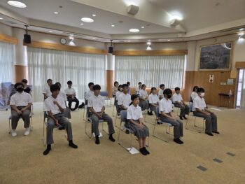 二学期始業式（8.26）