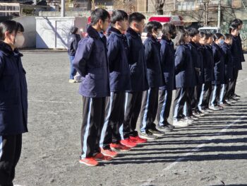 出初め式に向けた練習（12.18）