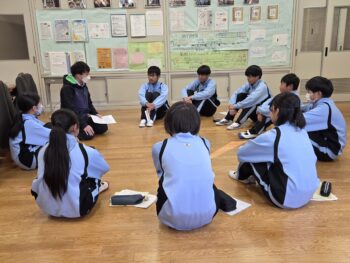 1,2年太鼓練習（1.22）