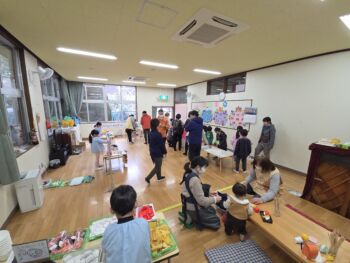 年長組さんが招いてくれました❤